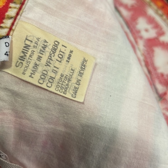 Moschino Green Yellow High Waist Italian Flag Pants - Picture 13 of 13